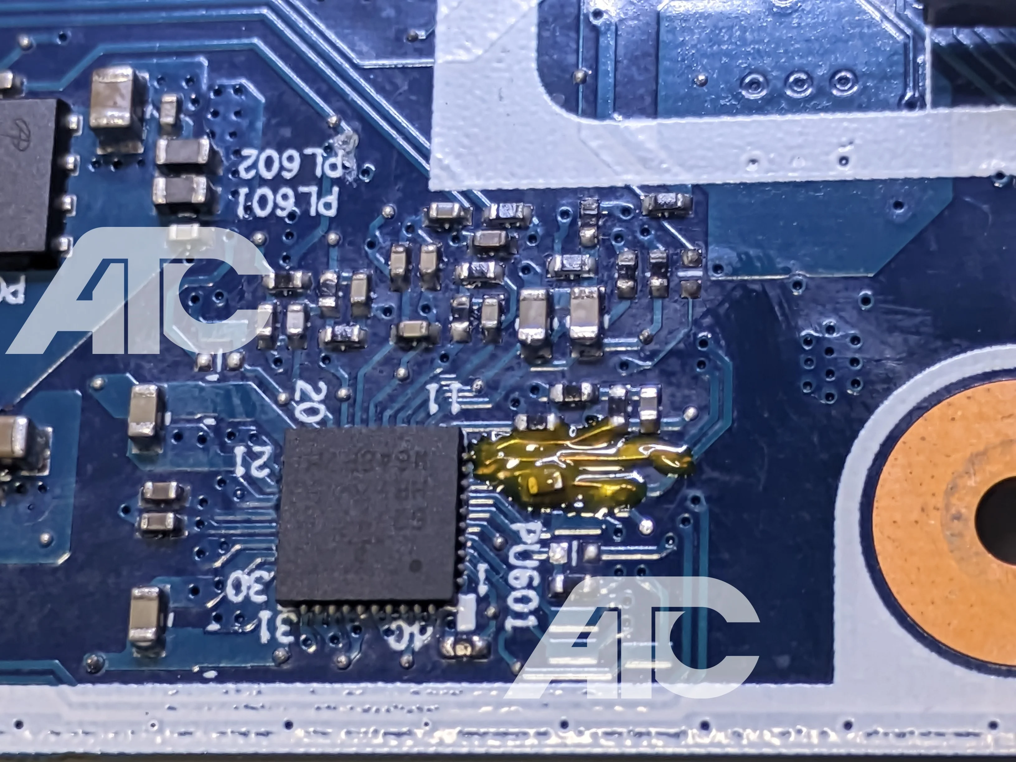 Antes de la reparación